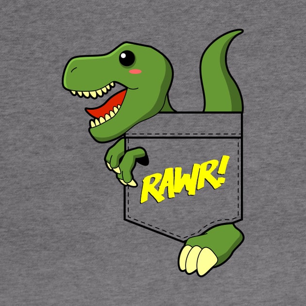 Pocket Dinosaur by teevisionshop